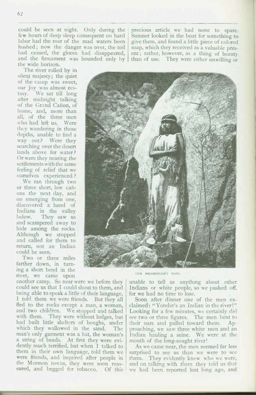 THE CAÑONS OF THE COLORADO-- the 1869 discovery voyage down the Colorado River. vist0059j